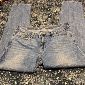 Old Navy Classic Blue Straight Leg Jeans